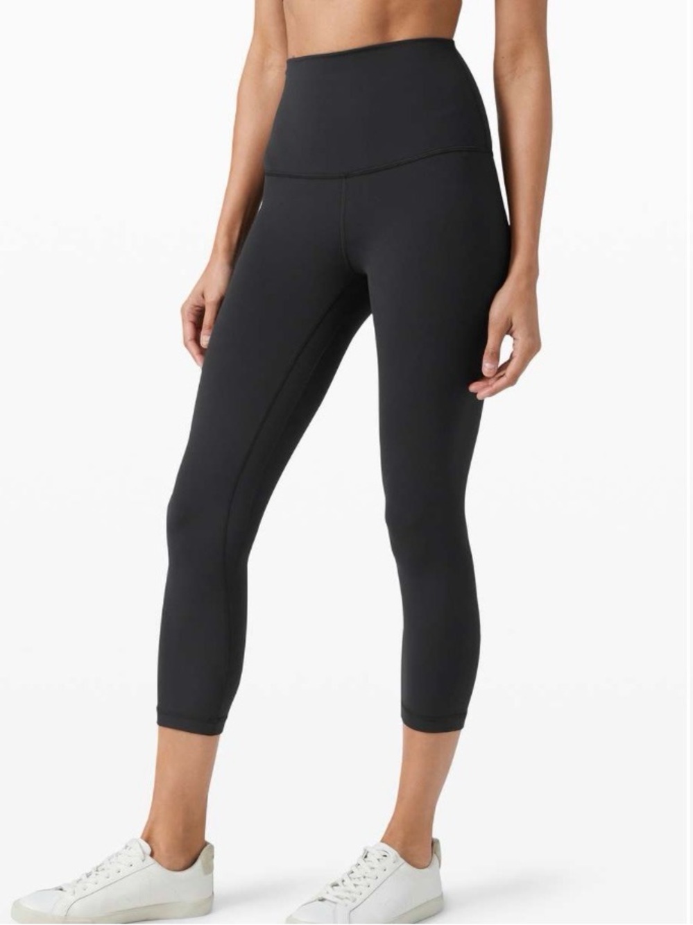 Lululemon Align High-Rise Black Cropped Leggings 21” Size 4